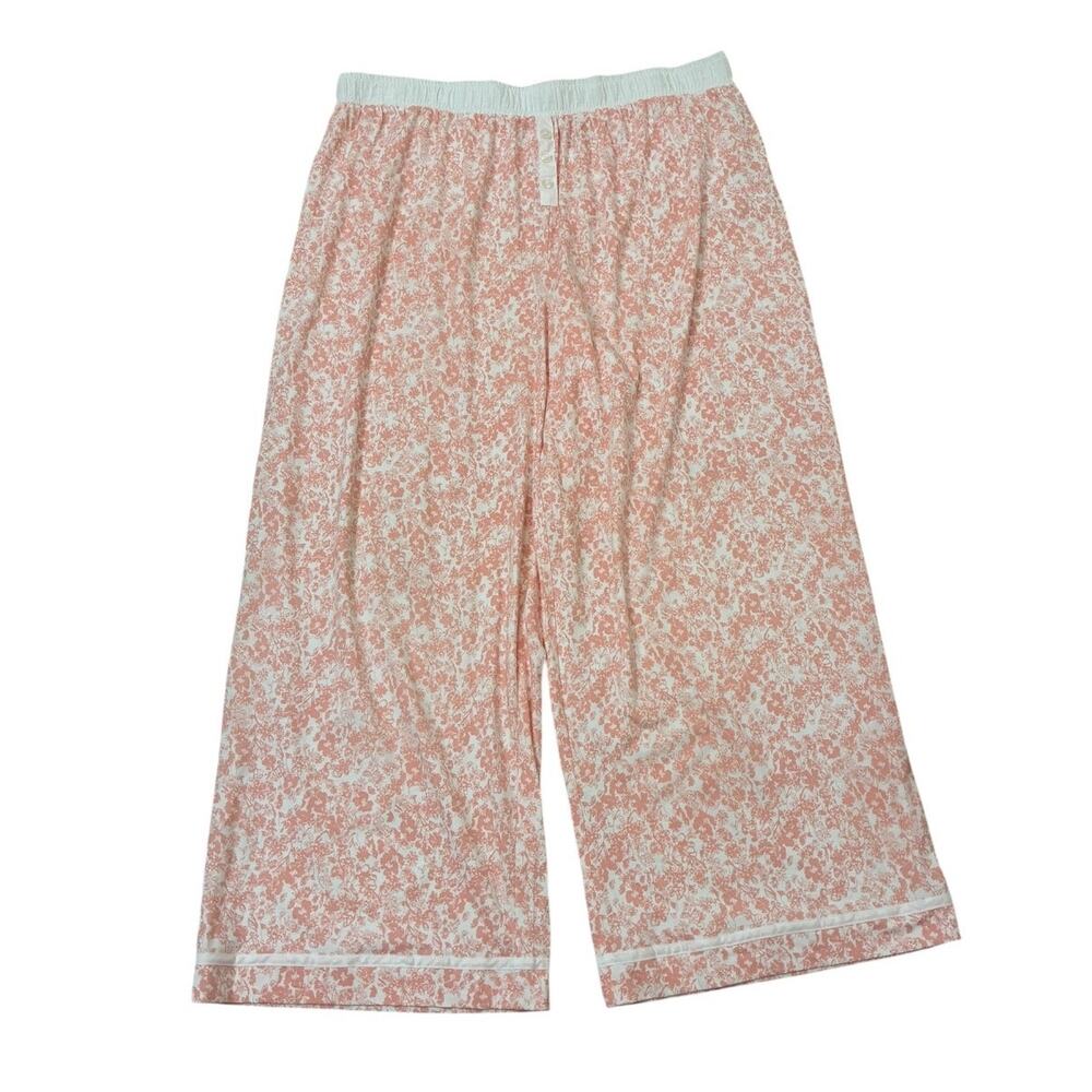 Sleep Sense sleep pants floral peaches and cream color NWT size XL - Picture 2 of 4
